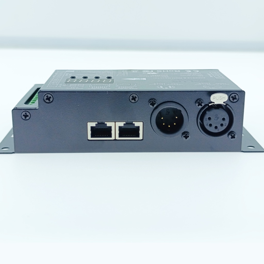 CONTROLADOR DMX512 12-24VDC 4CHX8A MONO/CCT/RGBW/RGBCCT IP20