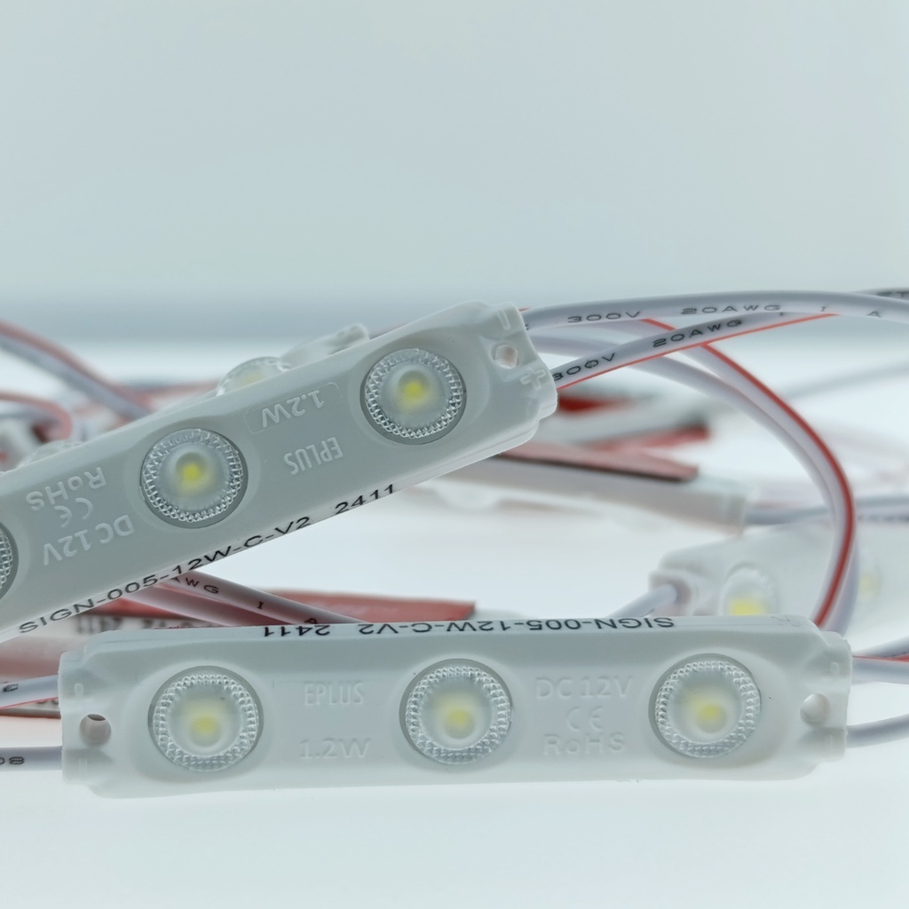 SIGN-005-12W-C-V2 - MODULO 3LED 1.2W 12V 6500K