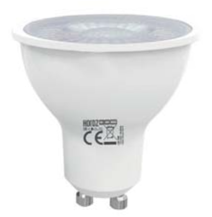 CONVEX-8 8W GU10 3000K 175-250V LENS LED BULB