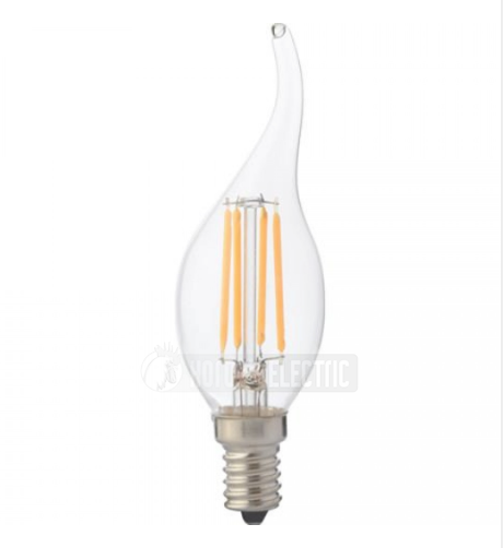 FILAMENT FLAME-4 4W 2700K E14 220-240V LED FILMNT BULB