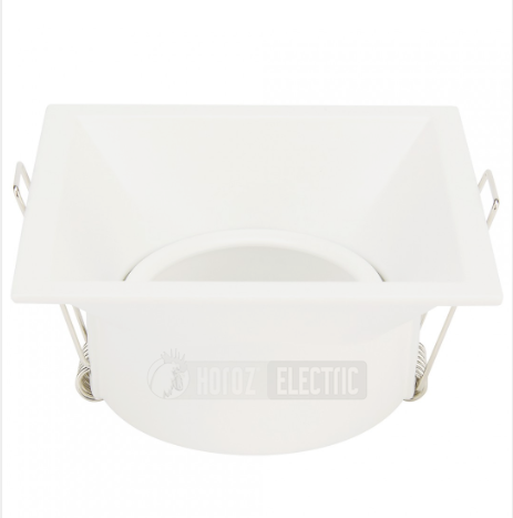 MEYAN-S WHITE  MR16 SQR DOWNLIGHT FITTING 