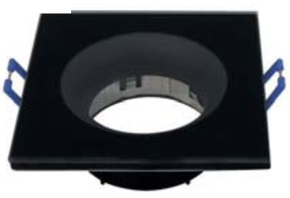 KAKTUS-S GU10 BLACK 220-240V IP65 DOWNLIGHT FITTING