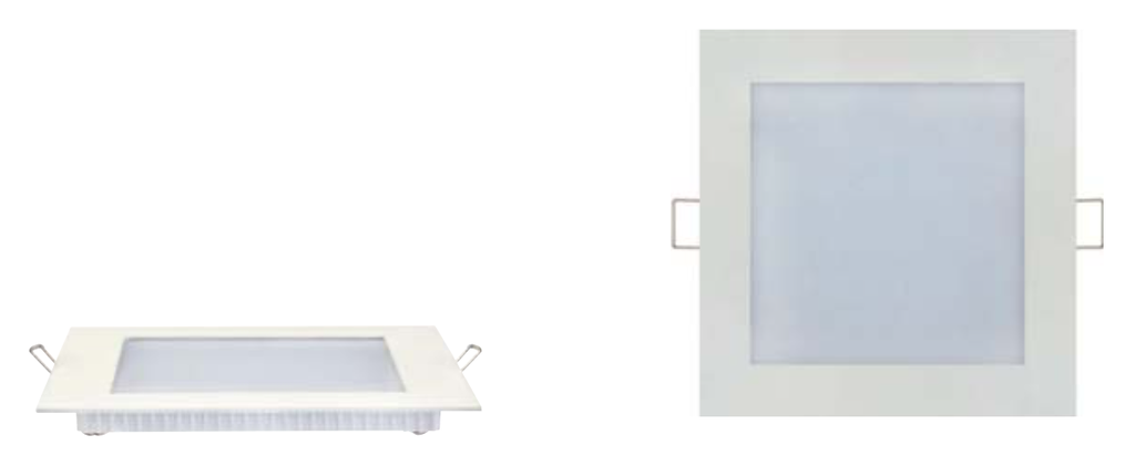 SLIM/SQ-9 9W 6400K 100-265V LED PANEL 2PCS