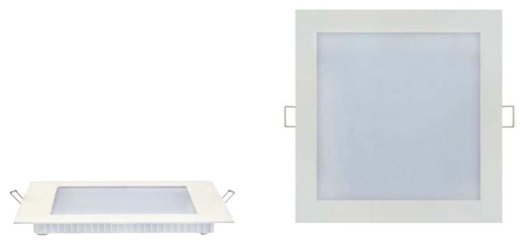 SLIM/SQ-12 12W 6400K 100-265V LED PANEL 2PCS