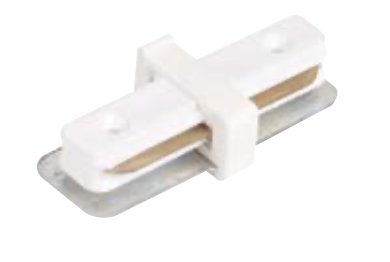 TRACK CONNECTOR WHITE 220-240V STRAIGHT CONNECTOR(C)