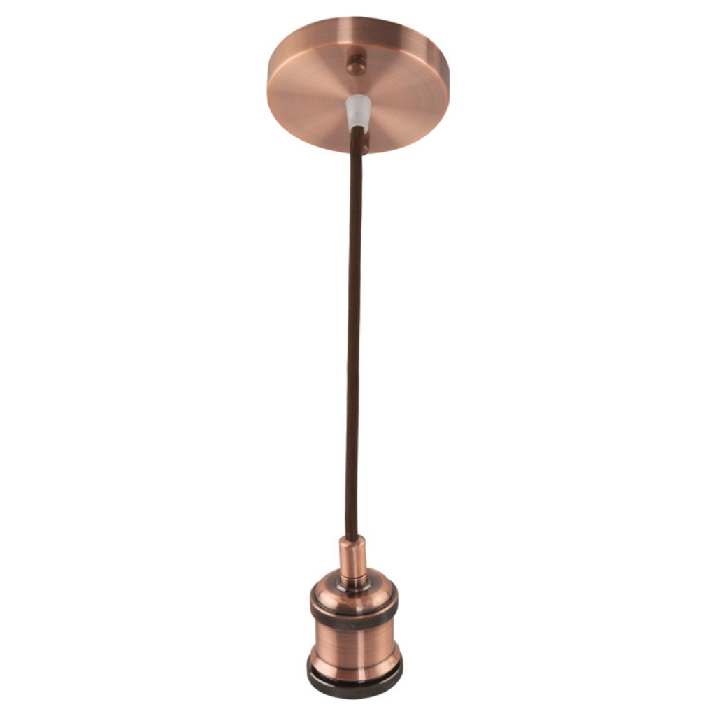 TESLA RED COPPER E27 1M PENDANT LAMP