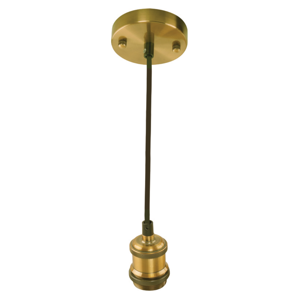 TESLA OLD BRONZE E27 1M PENDANT LAMP