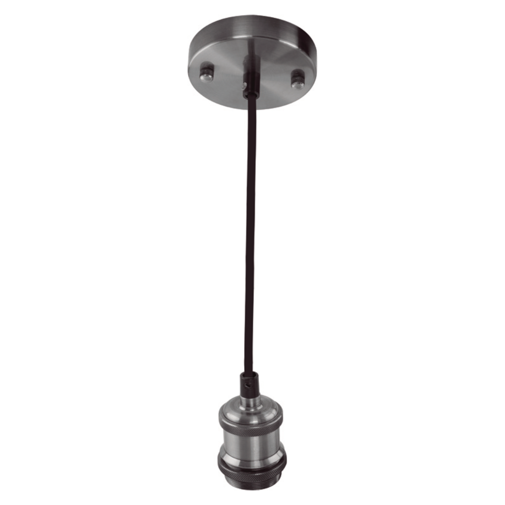 TESLA PEARL BLACK E27 1M PENDANT LAMP