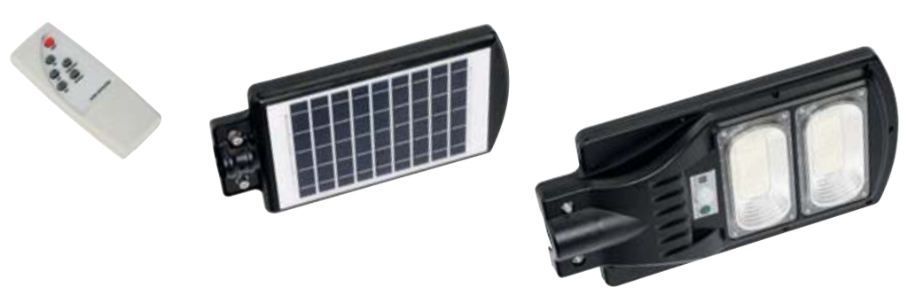 GRAND-100 100W BLACK 6400K 3.2VDC LED SOLAR STR.