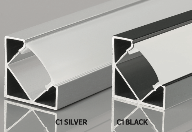 PROFILE-C1 / CORNER TYPE ALUMINIUM PROFILE