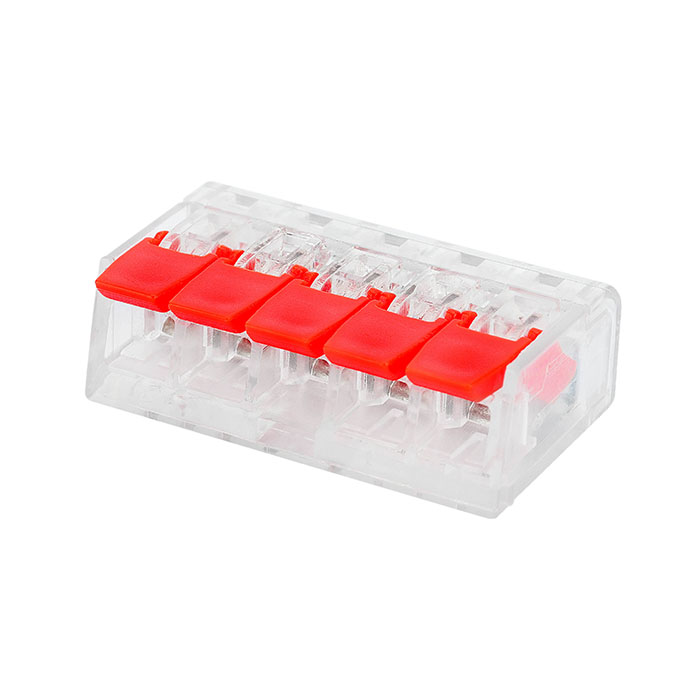 SLIM CONNECTOR-5 5 POLE TRANSPARENT COMPACT CONNECTOR