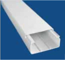 CALHA TÉCNICA COM TAMPA 100X40 2M BRANCA