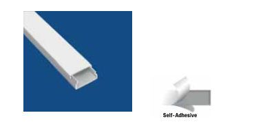 30X16 CABLE TRUNKING CANALEX ADH 2M BRANCA (GOULLOTE)