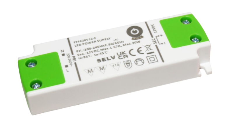 Fonte Al. FTPC20V12-E 12V 1.67A 20W IP20 3Y