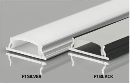 PROFILE-F1 / FLEXIBLE TYPE SILVER ALU. PROFILE/2M
