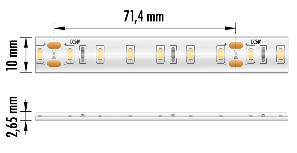 FITA LED EPRO 16.8W 24V 4000K IP65 5M
