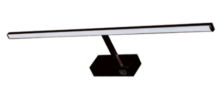 KANARYA-12 12W BLACK 4200K 100-250V LED PIC.MIR.