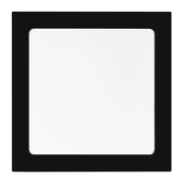 ALEXIS/SQ-12 3CCT 12W SQUARE BLACK 3CCT 160-265V