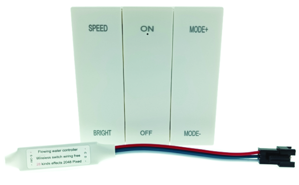 Comando de controlo de iluminação digital Branco