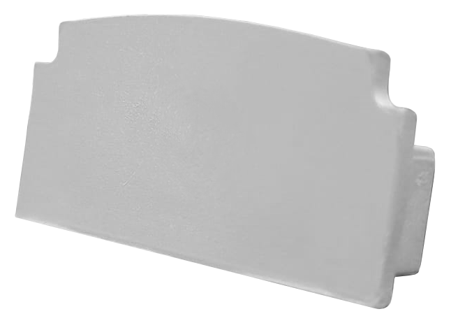 END-PRO001-CI - Tampa Perfil PRO001 Cinzenta