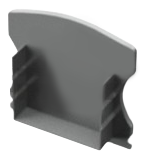 END-OUT002-CI - Tampa Perfil OUT002 Cinzenta