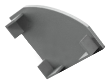 END-COR001-CI - Tampa Perfil COR001 Cinzenta