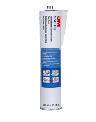 3M™ MASTIQUE POLIURETANO RÁPIDO 550FC BRANCO 310ML