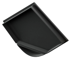 END-COR003-PR-C- Tampa Perfil COR003 Preta Corner