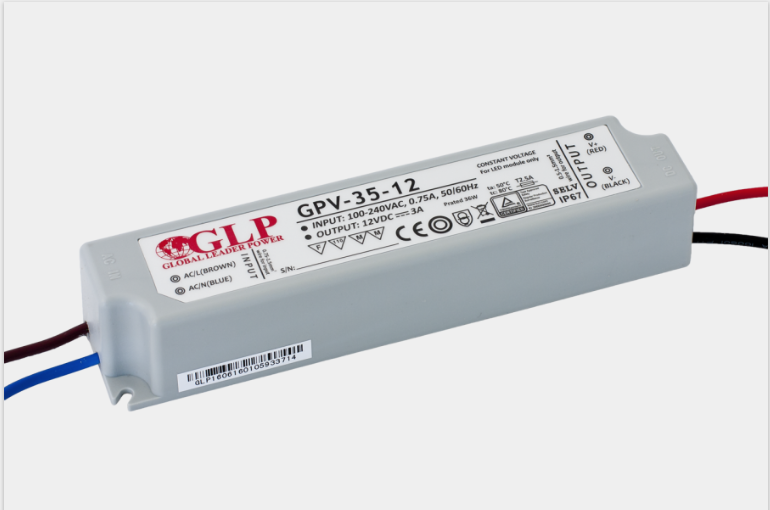 Fonte Al. GPV-35-5 5V 6A 25W IP67 5Y