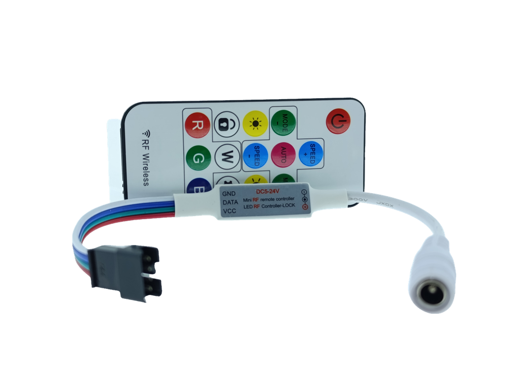 CONTROLADOR RF MONO RGB DIGITAL 5-12VDC 1CHx6.5A 32.5W-78W IP20