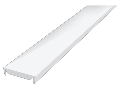 DIF-U-OP-3M - Difusor U 3 M Opalino