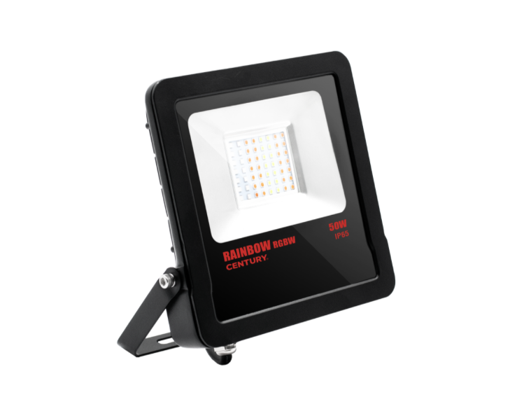 PROIETTORE LED RAINBOW NERO 50W - RGB IP65