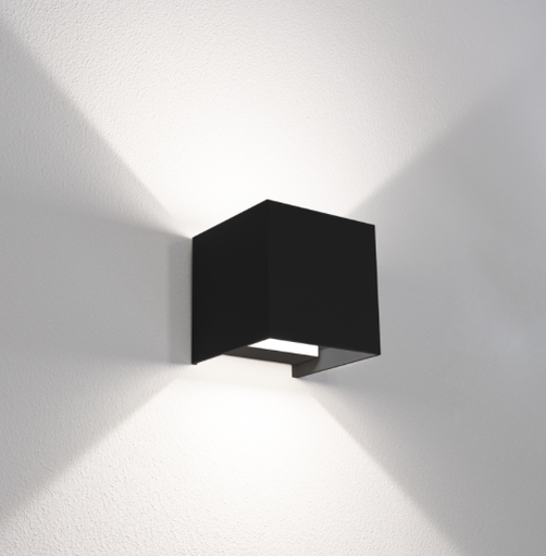 [UDSNE-2012] APPLIQUE LED UPDOWN QUADRATO NERO - 20W - 3000K-4000K-5500K - 800 Lm - IP65 - Color Box