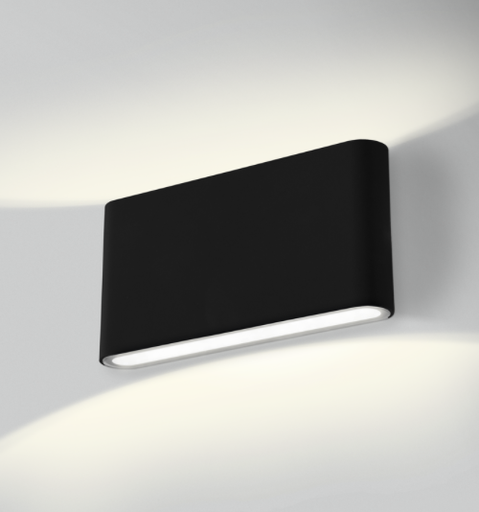 [FRMN-129030] APPLIQUE LED FORMA BIDIREZ. NERO - 12W - 3000K - 820 Lm - IP54 - Color Box