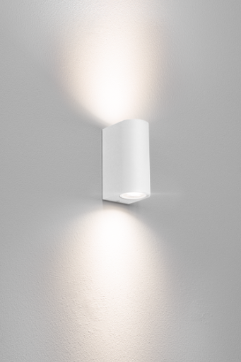[AXO-2GU10B] APPLIQUE LED AXO BIDIREZ. BIANCA - GU10 - IP44 - Color Box