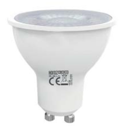 [8680985536392] VISION-6 6W 6400K GU10 220-240V DIM LED BULB