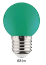 RAINBOW 1W GREEN E27 220-240V LED COLOR BULB