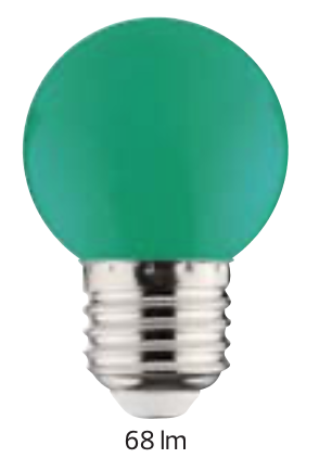 [8680985533681] RAINBOW 1W GREEN E27 220-240V LED COLOR BULB