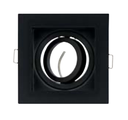 PETUNYA-1 FULL BLACK MR16 DOWNLIGHT FITTING 