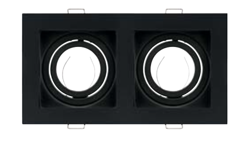 [8680985592947] PETUNYA-2 FULL BLACK MR16 DOWNLIGHT FITTING 