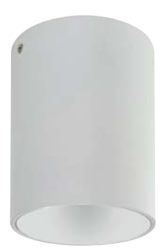 [8683684205583] SALSA-L GU10 WHITE RN 220-240V SURFACE LIGHTING