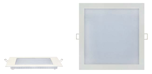 [8680985580364] SLIM/SQ-15 15W 6400K 100-265V LED PANEL 2PCS