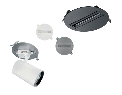 [8680985524627] RECESSED MONOPOINT WHITE 220-240V RECESSED MONOPOINT TRACK