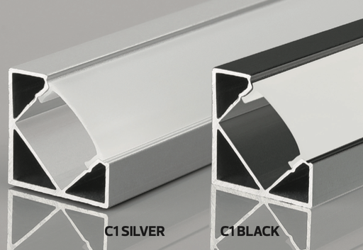 [8683684200465] PROFILE-C1 / CORNER TYPE ALUMINIUM PROFILE 3 M