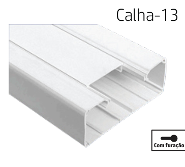 [8699430000852] CALHA TÉCNICA COM TAMPA 170X70 2M