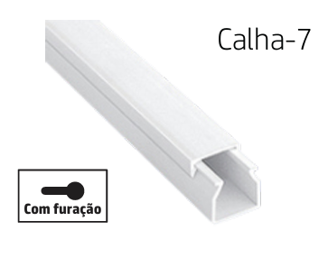 [8699430127290] CALHA TÉCNICA COM TAMPA 40X40 2M