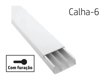 [8699430007905] CALHA TÉCNICA COM TAMPA 60X25 2M