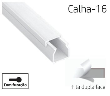 [8699430129041] 16X16 CABLE TRUNKING CANALEX ADH 2M (GOULLOOTE)