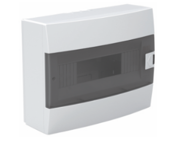 [8699490907542] Quadro dist. 12 exterior - quadro de distribuição 12 módulos salientes branco IP40