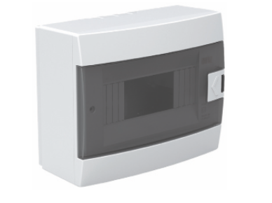[8699490907504] Quadro dist. 8 exterior - quadro de distribuição 8 módulos salientes branco IP40